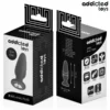 Πρωκτική σφήνα ADDICTED TOYS - ANAL PLUG WITH JEWEL SILICONE SIZE M 10.4 CM