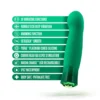 Δονητής σημείου G Oh My Gem By Blush® | Enchanting: 5.5 Inch Warming G Spot Stimulation Vibrator in Emerald with Powerful RumboTech™ Technology