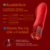 Δονητής σημείου G Oh My Gem By Blush® | Desire: 5.5 Inch Warming G Spot Stimulation Vibrator in Ruby with Powerful RumboTech™ Technology