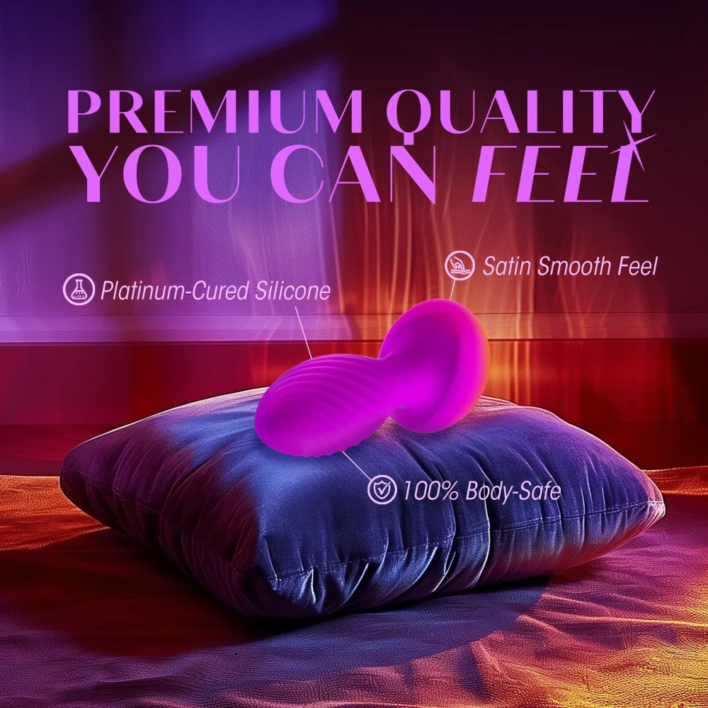 Πρωκτική σφήνα με δόνηση Oh My Gem By Blush® | Charm 4.5 Inch Vibrating Anal Plug Massager With Stayput™ Design & Amethyst Gem Base – In Purple
