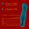 Δονητής σημείου G Oh My Gem By Blush® | Fierce: 5.5 Inch Warming G Spot Stimulation Vibrator in Topaz with Powerful RumboTech™ Technology