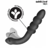 ADDICTED TOYS - DOUBLE ANAL MASSAGER SILICONE 16.5 CM