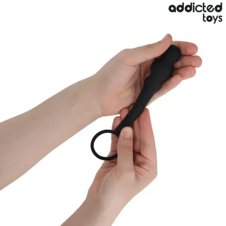 Πρωκτική σφήνα με δακτύλιο ADDICTED TOYS - ANAL PLUG WITH RING SILICONE MODEL 1