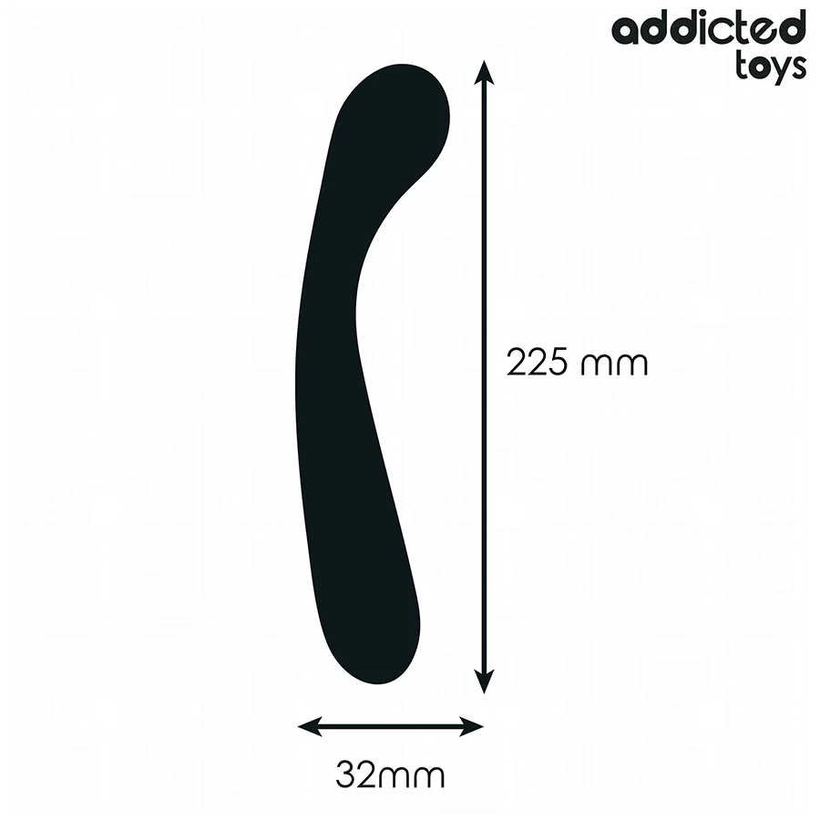 Πρωκτικό dildo ADDICTED TOYS - DOUBLE ANAL MASSAGER SILICONE 22.5 CM