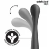 Πρωκτικό dildo ADDICTED TOYS - DOUBLE ANAL MASSAGER SILICONE 22.5 CM