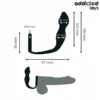 ADDICTED TOYS - ANAL PLUG WITH RING SILICONE MODEL 2