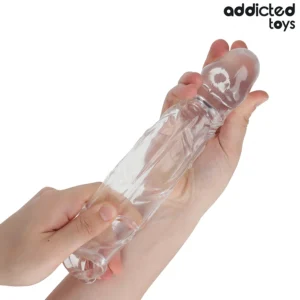 Προέκταση πέους ADDICTED TOYS - TRANSPARENT PENIS EXTENSION SIZE 27 CM