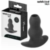 Κούφια πρωκτική σφήνα ADDICTED TOYS - HOLLOW ANAL PLUG SILICONE SIZE S 7.3 CM