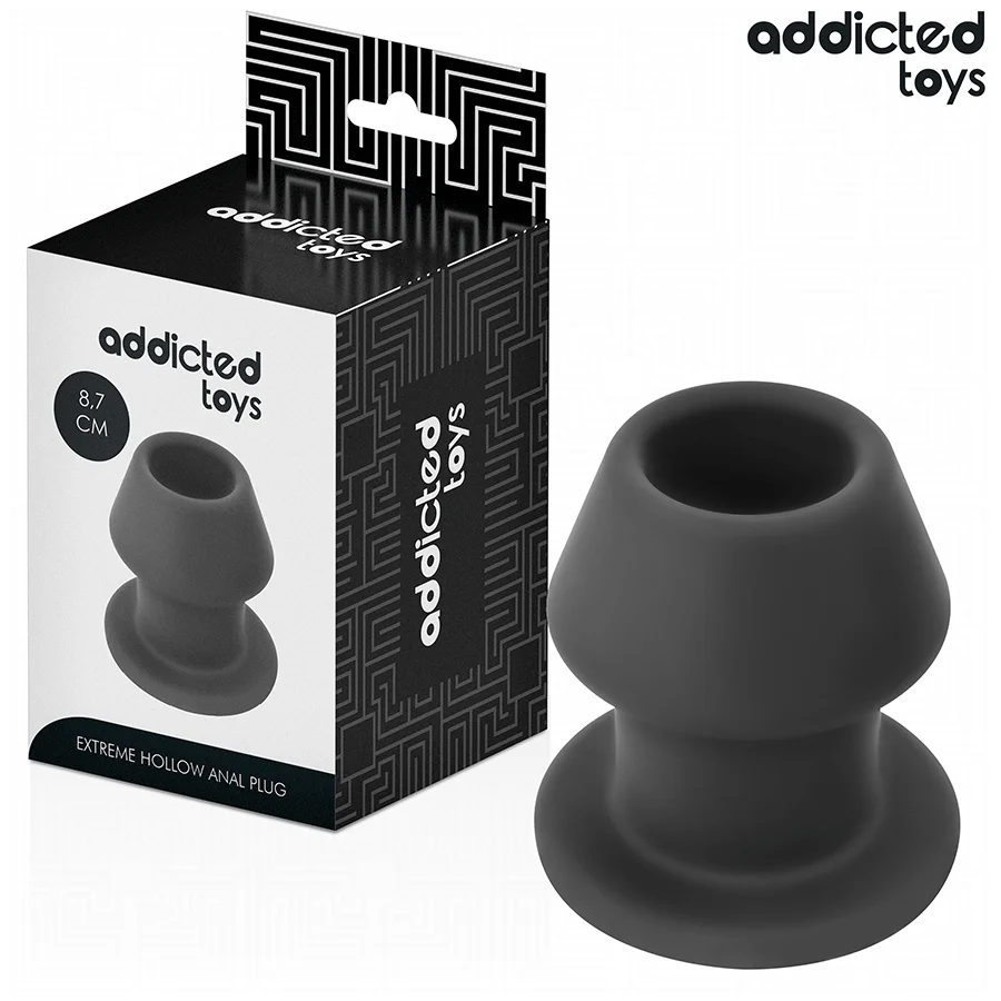 Κούφια πρωκτική σφήνα ADDICTED TOYS - EXTREME HOLLOW ANAL PLUG SILICONE SIZE M 8.7 CM