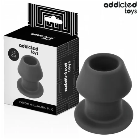 Κούφια πρωκτική σφήνα ADDICTED TOYS - EXTREME HOLLOW ANAL PLUG SILICONE SIZE S 7.5 CM