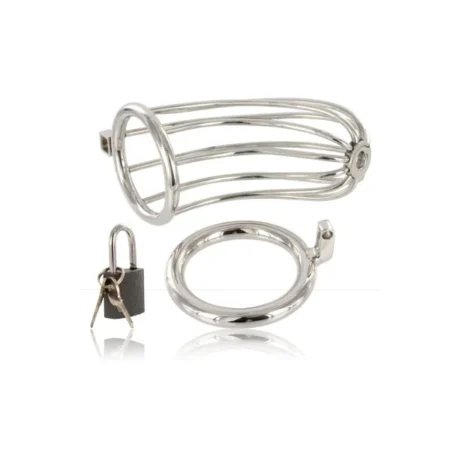 Κλουβί πέους METAL HARD - BIRD CHASTITY RING CAGE