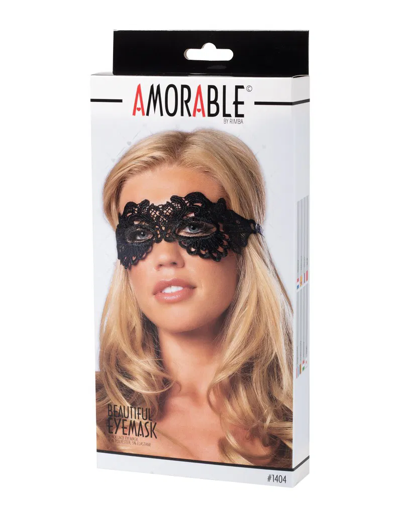Μαύρη μάσκα Amorable by Rimba - Eye Mask - Black