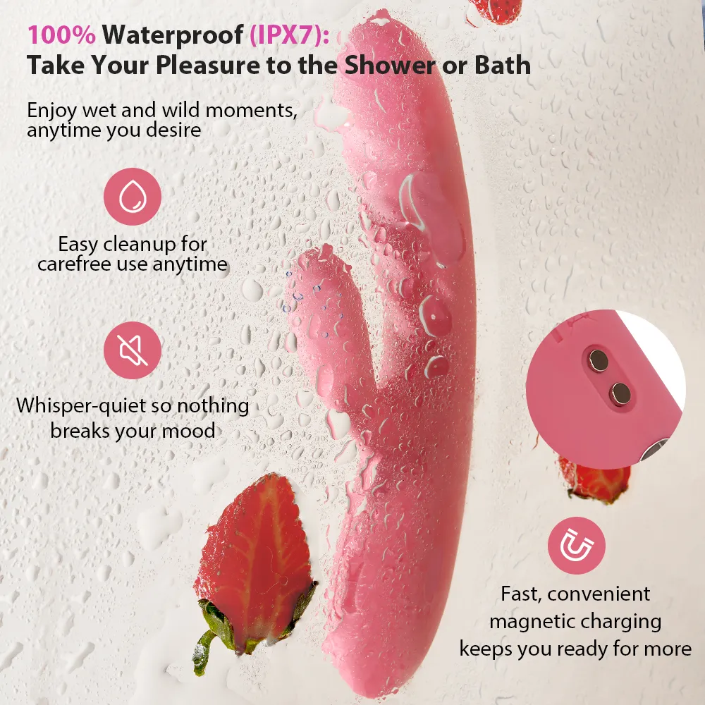 SVAKOM AVERY VIOLET THRUSTING RABBIT VIBRATOR - Image 10