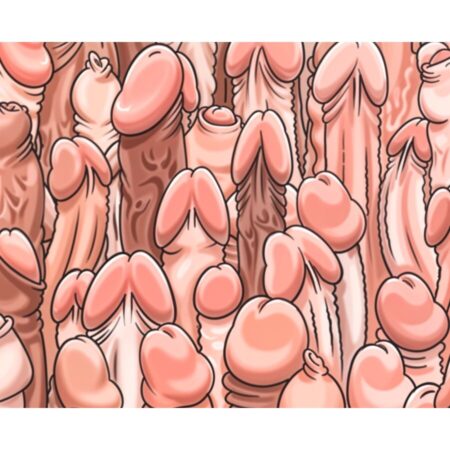 DIABLO PICANTE - COLOR MOUSE PAD WITH PENISES DESIGN