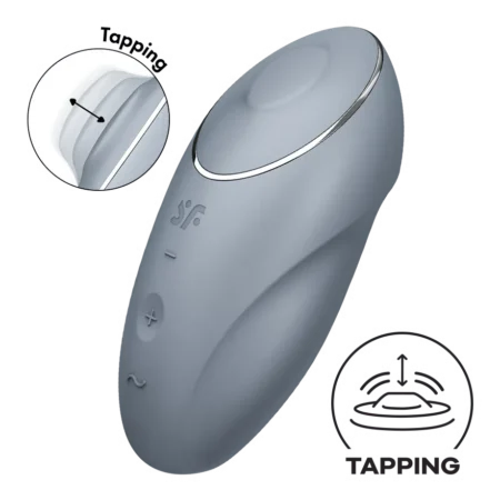 Δονητής επαφής SATISFYER TAP & CLIMAX 1 BLUEGREY