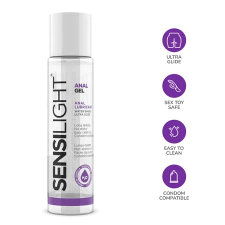 Λιπαντικό με βάση το νερό για πρωκτικό σεξ Sensilight Analgel 60 ml - IntimateLine Sensual Cosmetics
