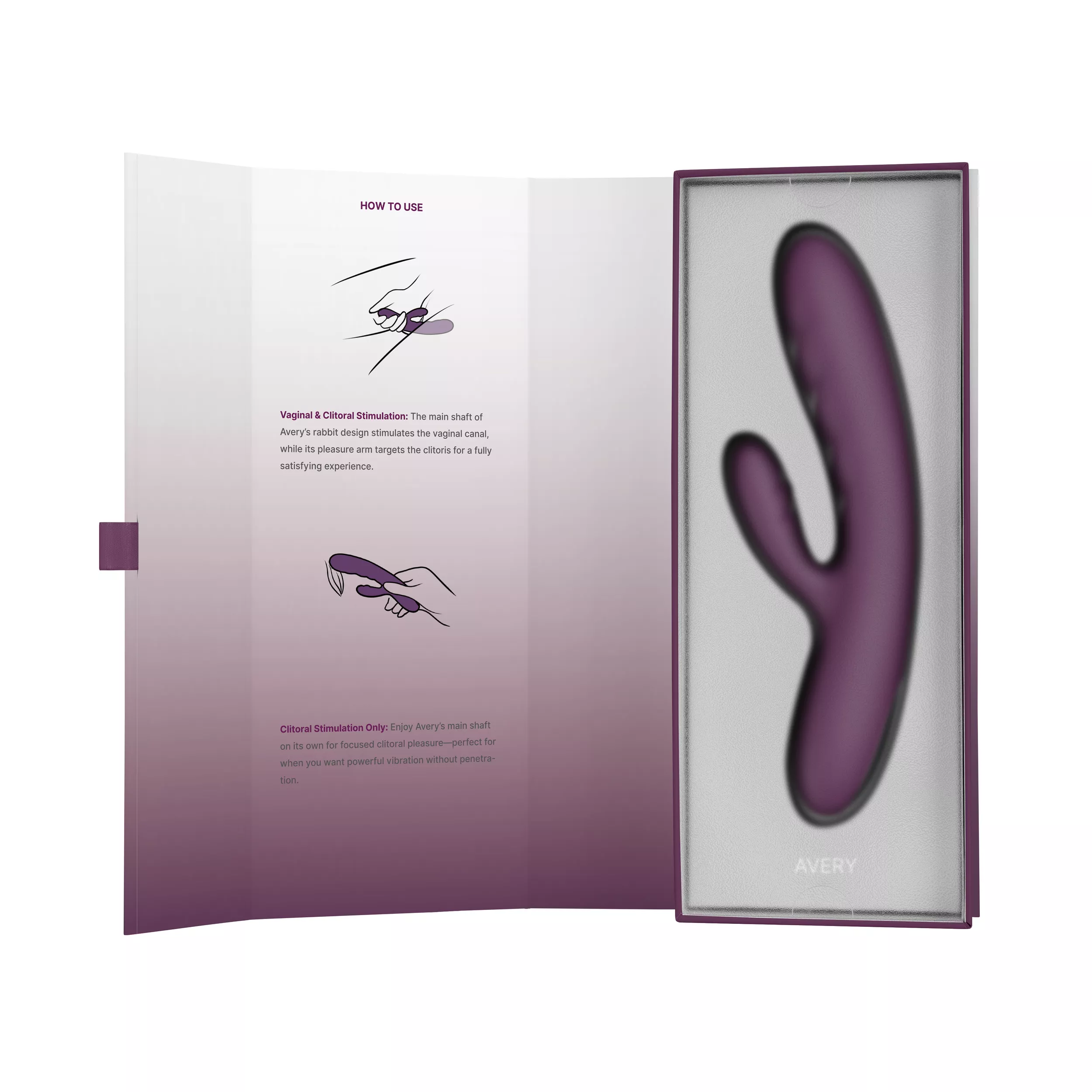 Δονητής διπλός AVERY Powerful Thrusting Rabbit Vibrator SVAKOM
