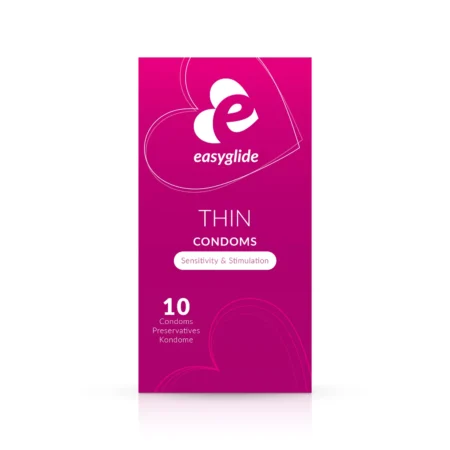 Προφυλακτικά πολύ λεπτά EasyGlide - Extra Thin Condoms - 10 pieces