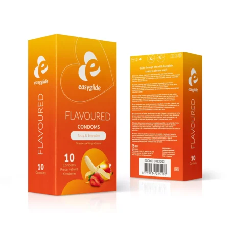 Προφυλακτικά EasyGlide - Flavored Condoms - 10 pieces