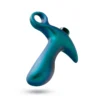 Πρωκτική σφήνα με δόνηση Anal Adventures Matrix By Blush® | Teleportation Plug: Curved For Prostate Massaging With Finger Loop in Lunar Blue | With Stayput™ Technology & AnchorTech™ Base
