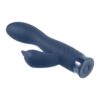 Διπλός δονητής 6.5 Inch Rechargeable Silicone 10 Functions Speed Vibrator Blue - NMC