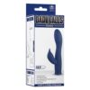 Διπλός δονητής 6.5 Inch Rechargeable Silicone 10 Functions Speed Vibrator Blue - NMC
