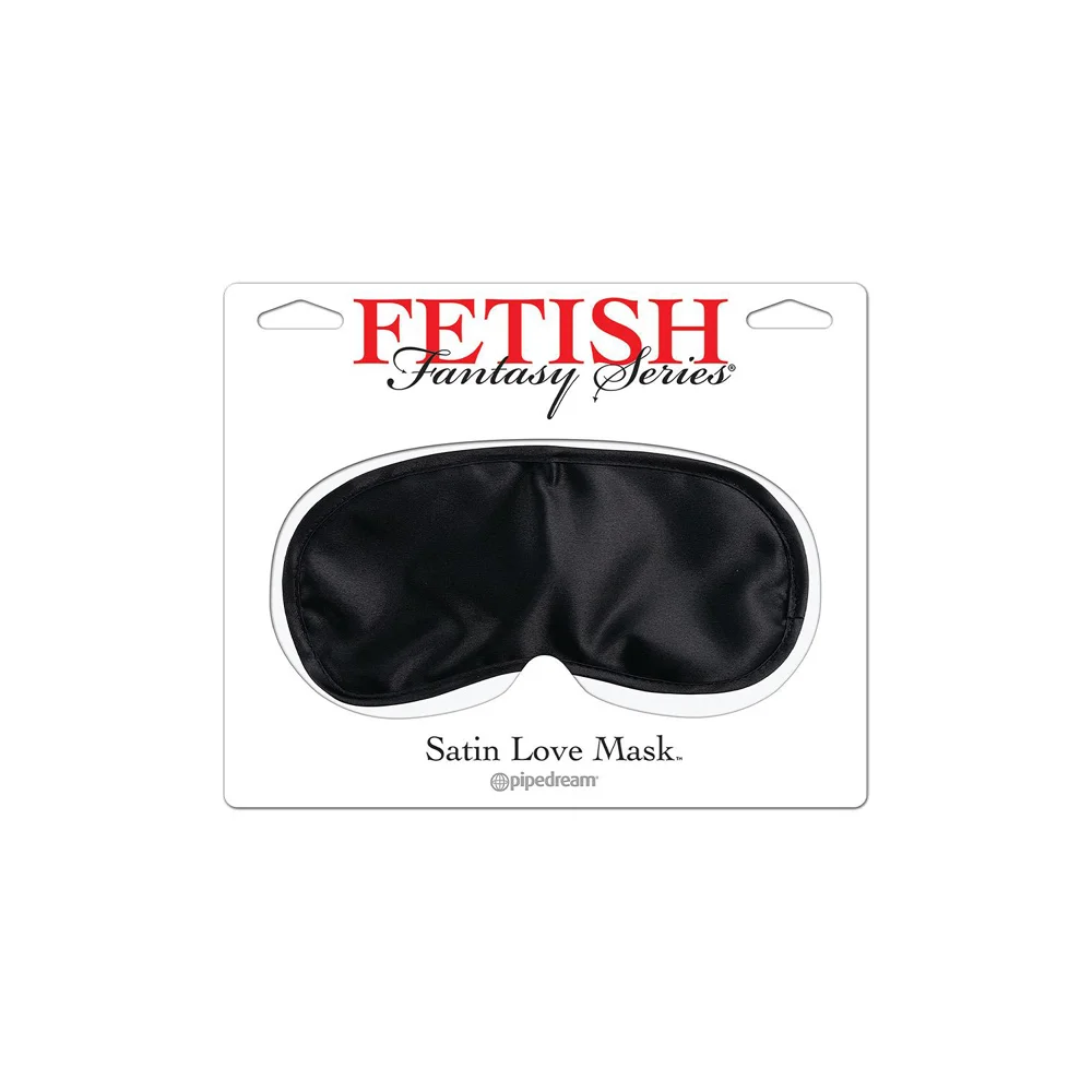 Μάσκα για τα μάτια Satin Love Mask Black FETISH FANTASY SERIES PIPEDREAM