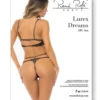 RENE ROFE LUREX DREAMS 2PC SET BLACK