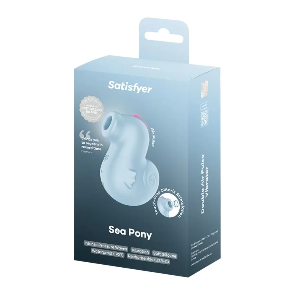 Δονητής κυμάτων πίεσης SATISFYER - SEA PONY VIBRATOR & AIR PULSE STIMULATOR