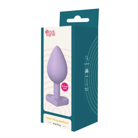 Πρωκτική σφήνα σε μικρό μέγεθος Heart Plug Medium - DREAMTOYS - LOVE SIGNAL