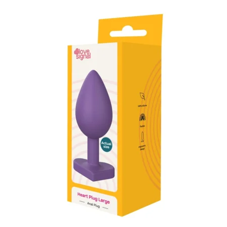 Πρωκτική σφήνα σε μεγάλο μέγεθος Heart Plug Large - DREAMTOYS - LOVE SIGNAL