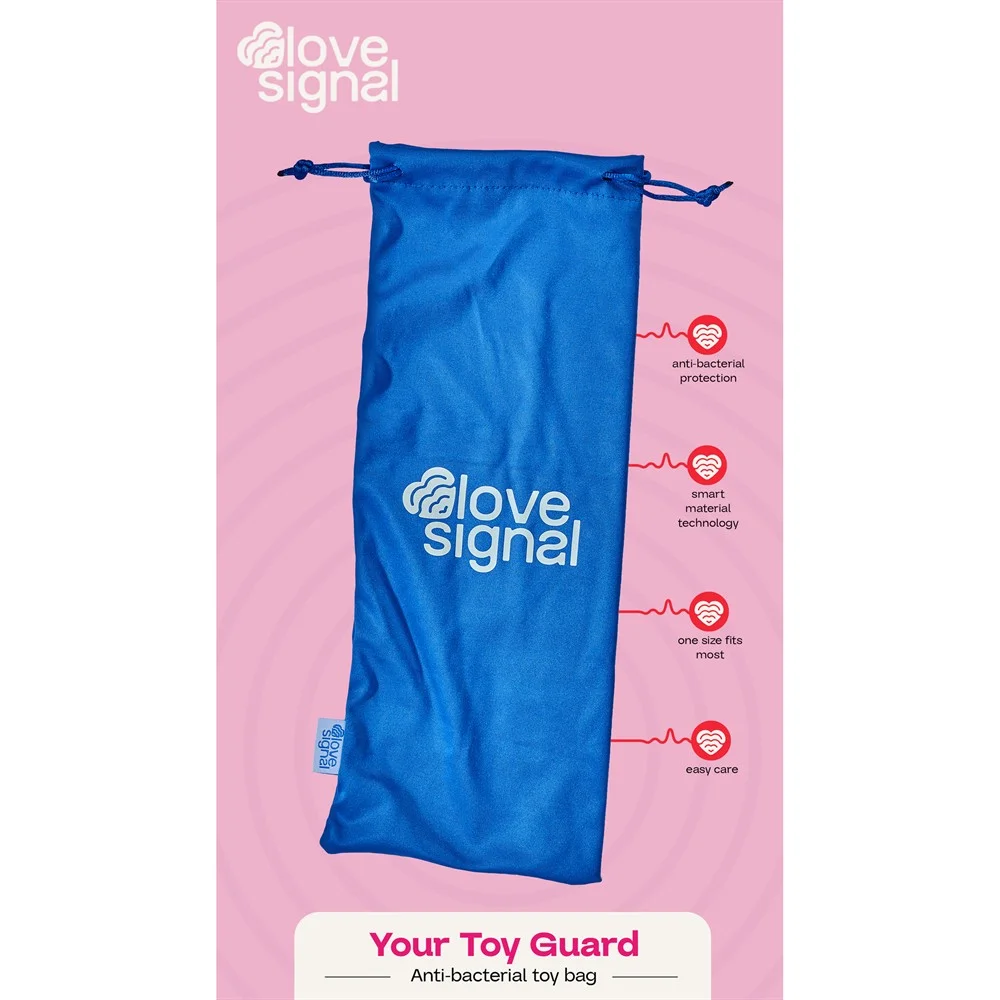 LOVE SIGNAL TOY BAG BLUE ONE SIZE - Image 7