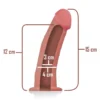 Κούφιο Ομοίωμα Πέους Strap On με ζώνη INTENSE - HOLLOW HARNESS WITH DILDO 16 X 3 CM