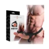 Κούφιο Ομοίωμα Πέους Strap On με ζώνη INTENSE - HOLLOW HARNESS WITH DILDO 16 X 3 CM