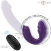 Δονητής INTENSE - JILL DOUBLE VIBRATOR 20 CM PURPLE REMOTE CONTROL