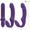Δονητής INTENSE - JILL DOUBLE VIBRATOR 20 CM PURPLE REMOTE CONTROL