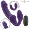 Δονητής INTENSE - JILL DOUBLE VIBRATOR 20 CM PURPLE REMOTE CONTROL
