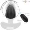 Πρωκτική σφήνα με δόνηση INTENSE - JOEY ANAL PLUG 10 VIBRATIONS BLACK REMOTE CONTROL