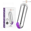 Μίνι δονητής INTENSE - KAREN MINI RECHARGEABLE VIBRATING BULLET SILVER