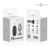 Μεταλλική πρωκτική σφήνα με δόνηση INTENSE - ANAL PLUG 10 VIBRATIONS METAL WITH REMOTE CONTROL M