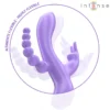 Δονητής INTENSE - MIKO TRIPLE VIBRATOR RABBIT & STIMULATOR & ANAL 7 VIBRATIONS PURPLE