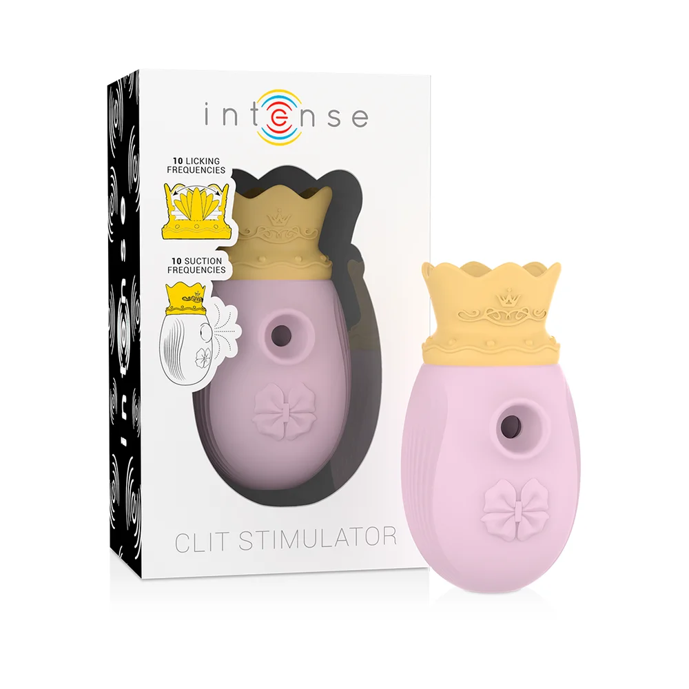 Διεγέρτης κλειτορίδας INTENSE - CLITORIS STIMULATOR 10 SUCTION AND LICKING MODES - PINK
