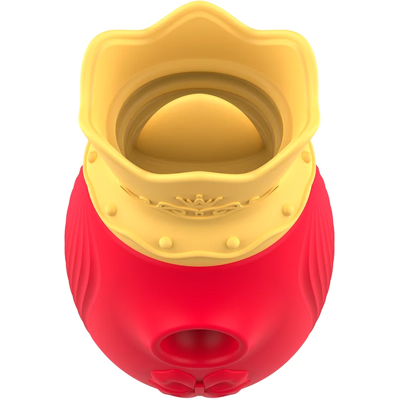 Διεγέρτης κλειτορίδας INTENSE - CLITORIS STIMULATOR 10 SUCTION AND LICKING MODES - RED