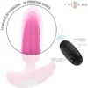 Πρωκτική σφήνα με δόνηση INTENSE - ROSS ANAL PLUG 10 VIBRATIONS PINK REMOTE CONTROL