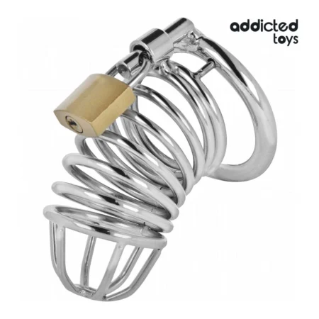 Κλουβί πέους ADDICTED TOYS LOCKED - IRON CELL METAL PENIS CAGE 4 CM SIZE S