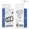 Σετ με 3 δακτυλίους πέους INTENSE - PETER SET OF 3 PENIS RINGS MODEL 9
