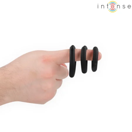 Σετ με 3 δακτυλίους πέους INTENSE - PETER SET OF 3 PENIS RINGS MODEL 9