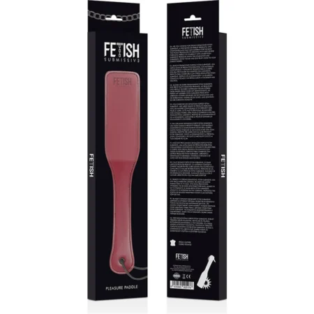 Κουπί κόκκινο FETISH SUBMISSIVE DARK ROOM - VEGAN LEATHER WHIP