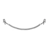 Σφιγκτήρες θηλών Bedroom Fantasies Nipple Clamps with Chain - Black