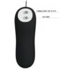 Πρωκτική σφήνα με δόνηση PRETTY LOVE - ANAL PLUG ANCHOR FORM SILICONE 12 VIBRATION MODES BLACK